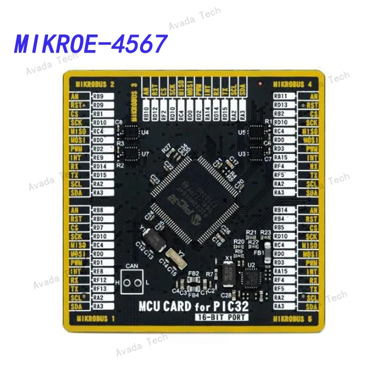 Avada Tech MIKROE-4567 PIC / DSPIC MCU CARD PIC32MX675F256L