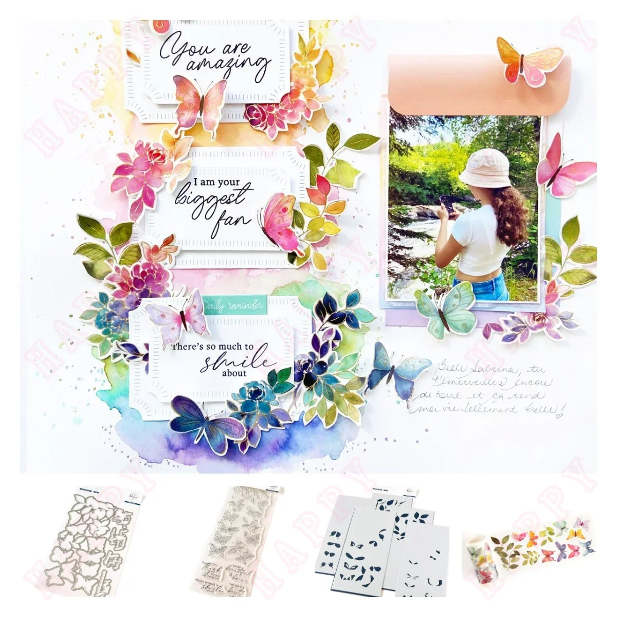 Новинка 2024 красивые бабочки штампы трафарет украшение для скрапбукинга дневника