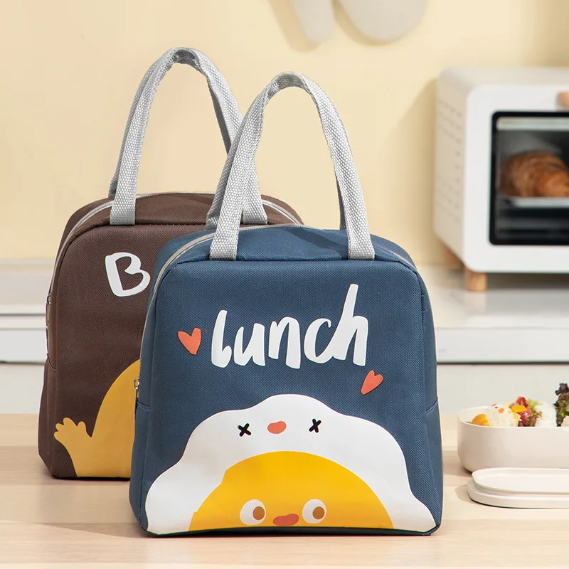 

Children's Bento Bag Aluminum Foil Lunch Box Lunch Pocket Office Worker Students with Insulated Meal Pocket