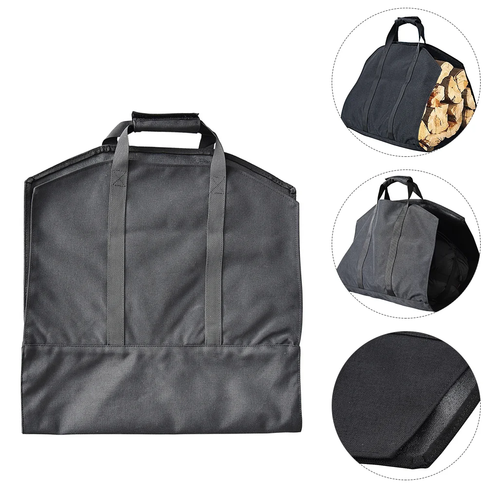 

Firewoodpouch Storage Container Organizercloth Hand Log Tote Fire Wood Carrier
