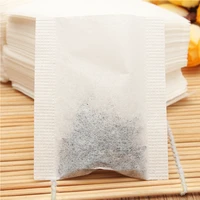 500pcs empty teabags white heat seal filter pepper herb loose tea bags eco friendly disposable tea bags