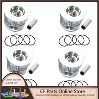 new 4 sets std piston kit with ring 13101 78300 71 fit for nissan 1z engine 96mm