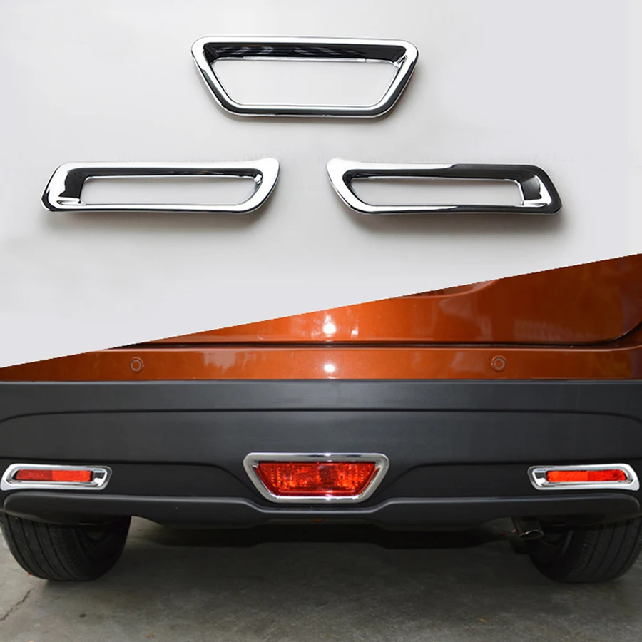 

For Suzuki S-Cross 2014 2015 Car Accessories ABS Chrome Rear Fog Light Covers Brake Lamp Cover Trim