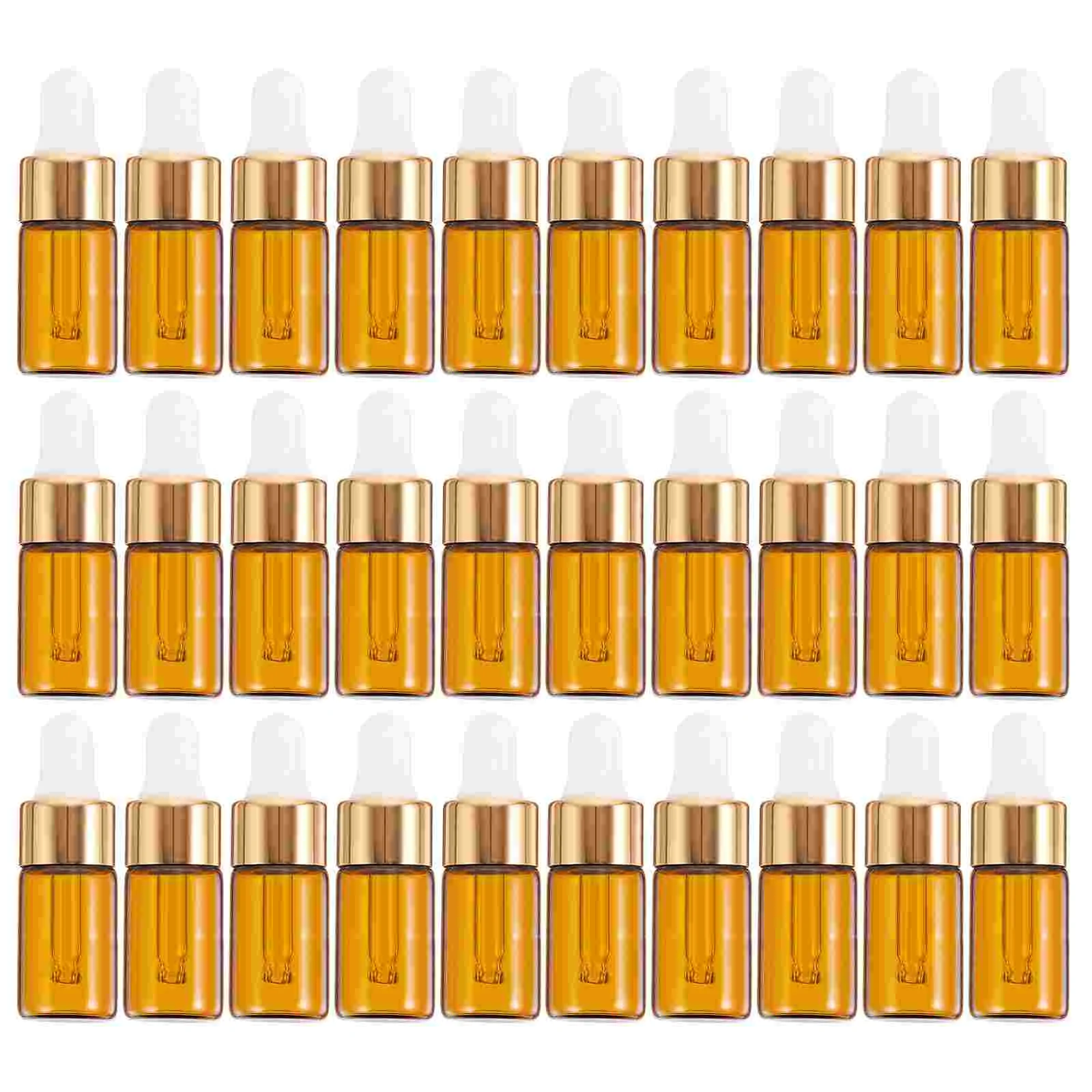

Oil Essential Dropper Empty Mini Travel Perfume Containers Storage Vial Case Refillable Sample Eye Dropping Amber Roller