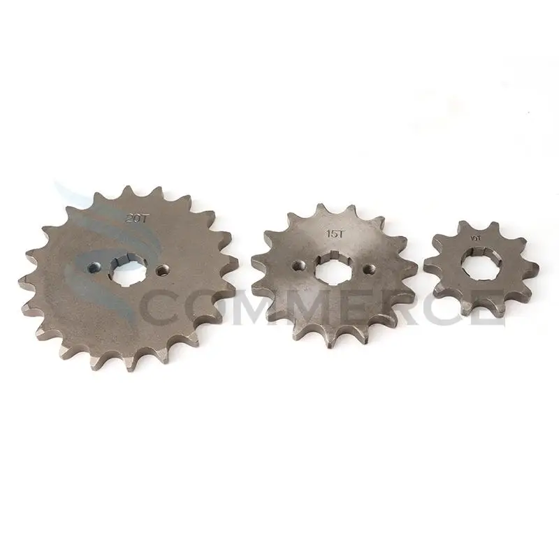 530 # Передняя звездочка двигателя 20 мм для велосипеда Dirt Bike Звездочка 10 11 12 13 14 15 16 17