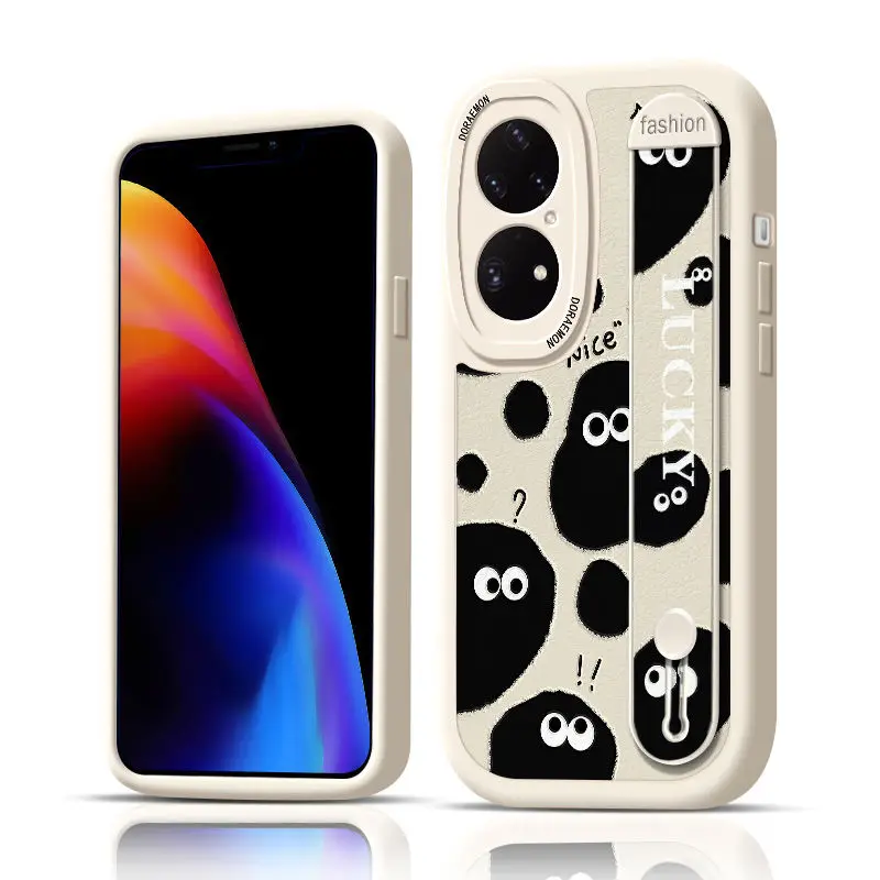 

For Huawei P50 P40 P30 Nova 9 8 7 SE Pro Phone Cover Case P50pro P40pro P30pro Nova9 Nova8 Nova7 Lambskin Briquettes Fairy