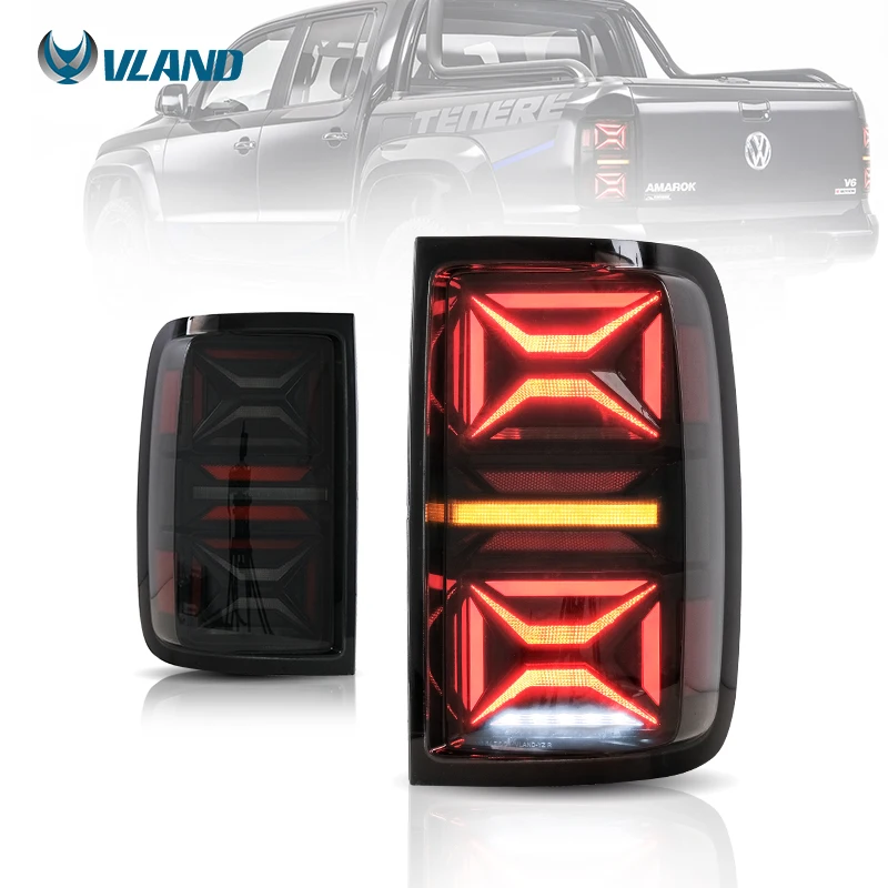 

VLAND Full LED Taillights Rear Light Assembly With Sequential Turn Signal Tail Lights Trucks For VW Amarok 2010-2020
