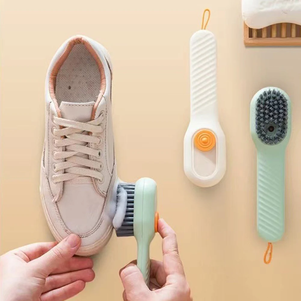 

Shoe Brush Automatic Liquid Discharge Deep Cleaning Soft Bristles Household Laundry Cleaning Brush For Daily Use