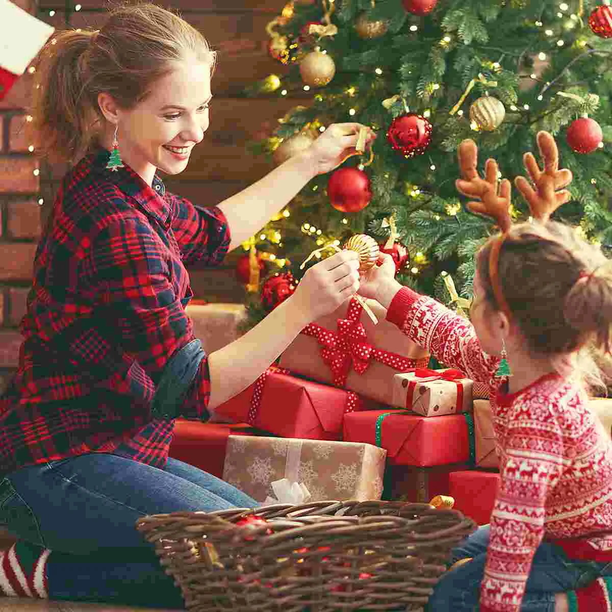 

10 Pcs Pendants Necklaces Christmas Tree DIY Materials Earrings Creative Jewelry Bracelet Adornment