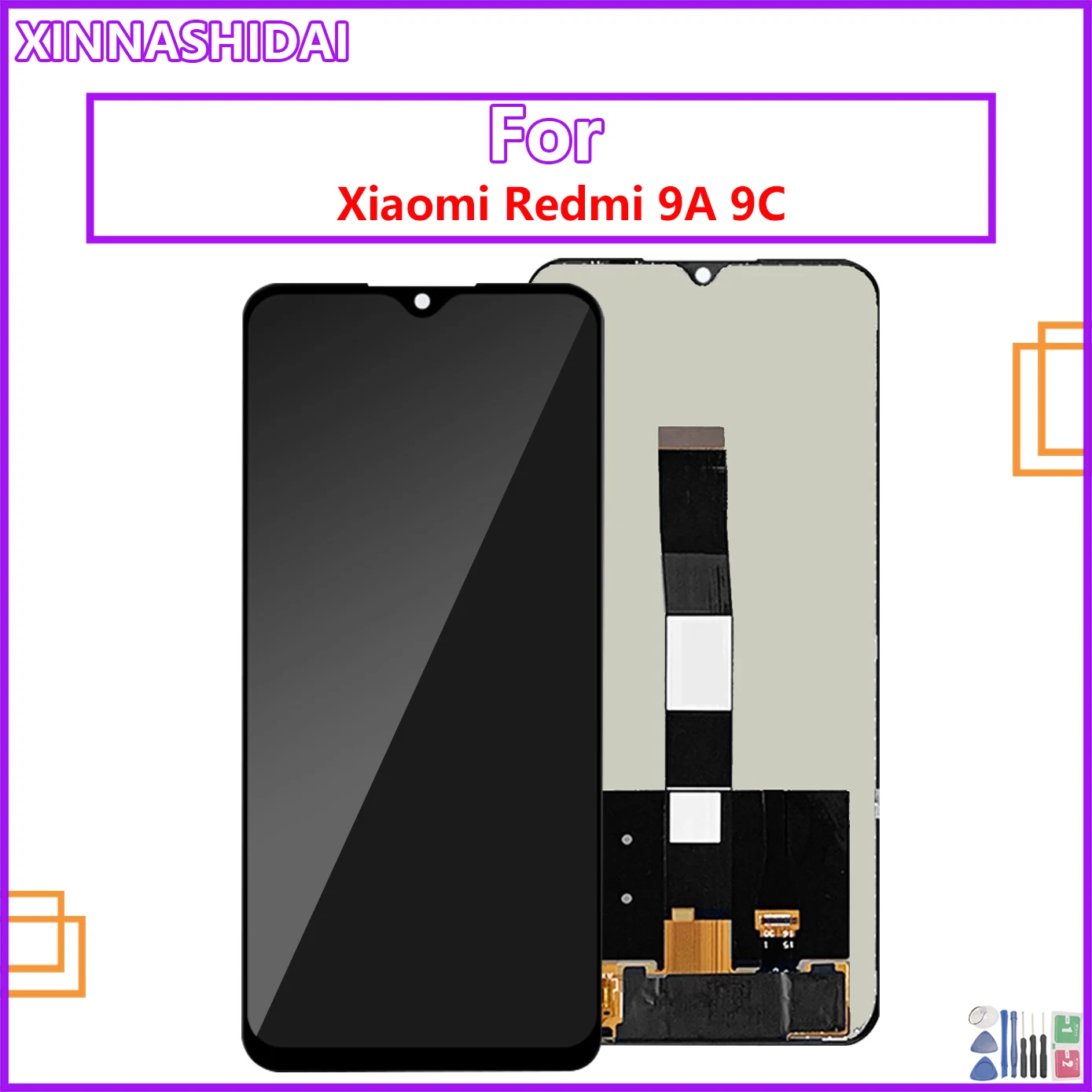 ЖК-дисплей 6 53 дюйма для Xiaomi Redmi 9A дигитайзер сенсорного экрана 9C экран в сборе
