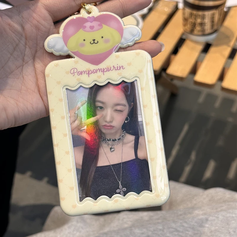 Держатель для фотокарточек с ангелом Kawaii Idol защитный чехол фото удостоверения