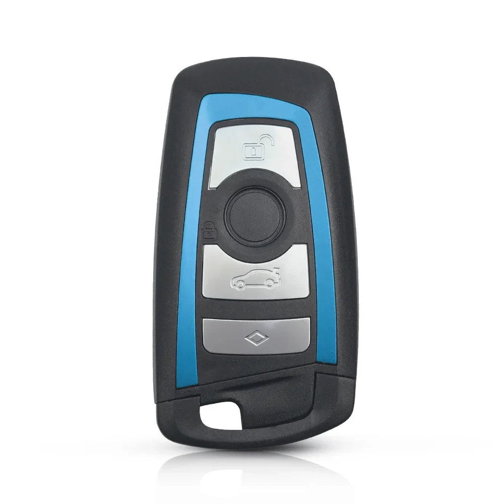 

Брелок KEYYOU для BMW CAS4 F 3 7 5 серии E90 E92 E93 E91 X5 3/4 кнопочный смарт-брелок с дистанционным управлением, чехол для автомобильного ключа