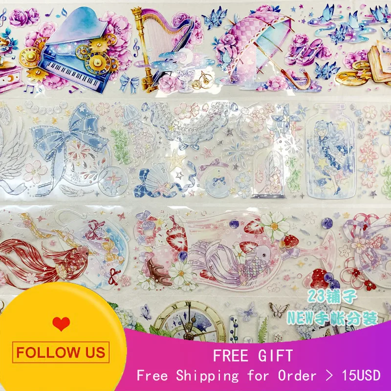1 петля журнал Washi лента Книга цветок Octuple Joy Edge узел Маргаритка почтовый питомец
