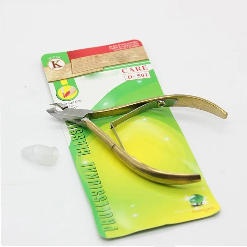 

Nail Tools Golden Dead Skin Clippers Advanced Dead Skin Clippers Nail Clippers Stainless Steel Gold Plated Fiber Clippers D501
