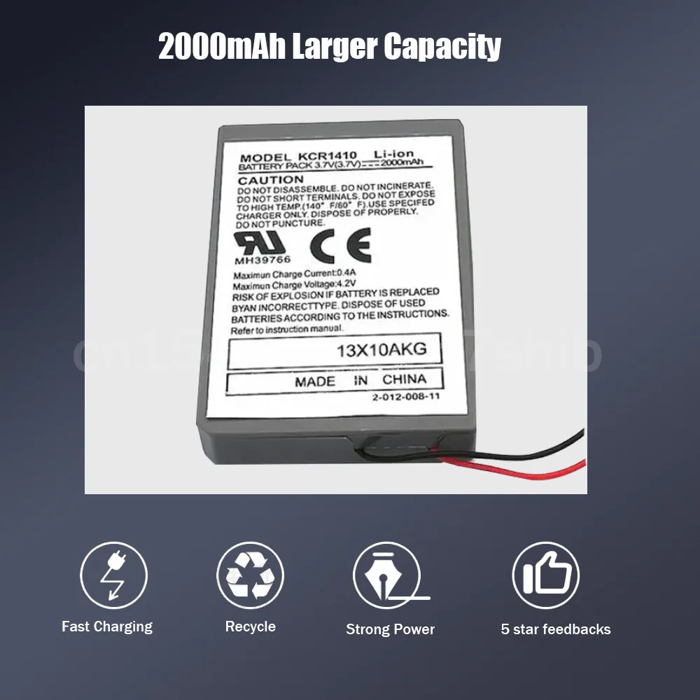 3.7V 2000mAh Rechargeable Battery With USB Charging Cable For Sony PS4 PlayStatoin4 Wireless Controller Gamepad Lithium |