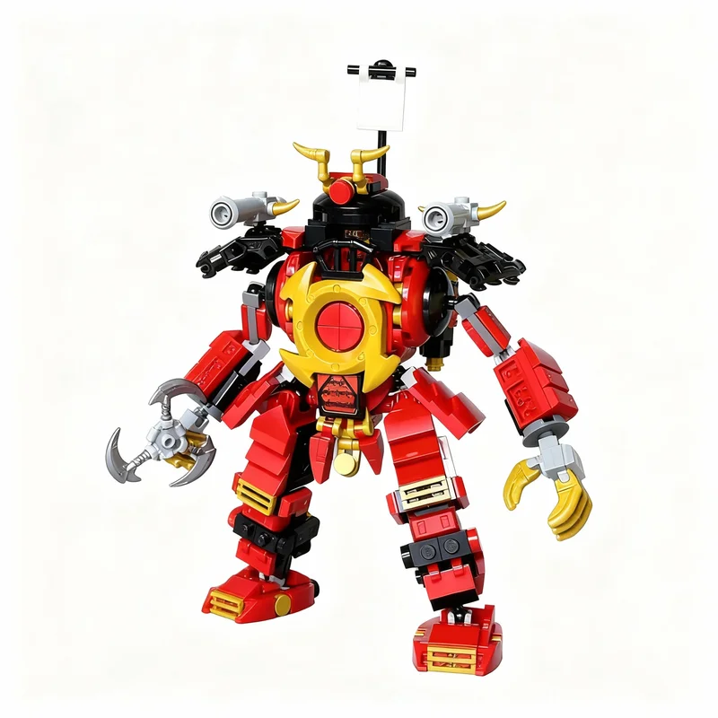 Набор для сборки модели MOC Samurai X Mech Ninja Adventure из 407 деталей: Продвинутый конструктор, премиум-качество, детализированная модель, развивающая игрушка-головоломка, подарок (art.: 3920dc1591533) - 3920dc1591533