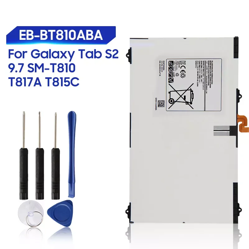 

Сменная батарея для Samsung Galaxy Tab S2 8. 0 T815C S2 T813 T815 T819C SM-T815 SM-T810 SM-T817A EB-BT810ABE /ABA