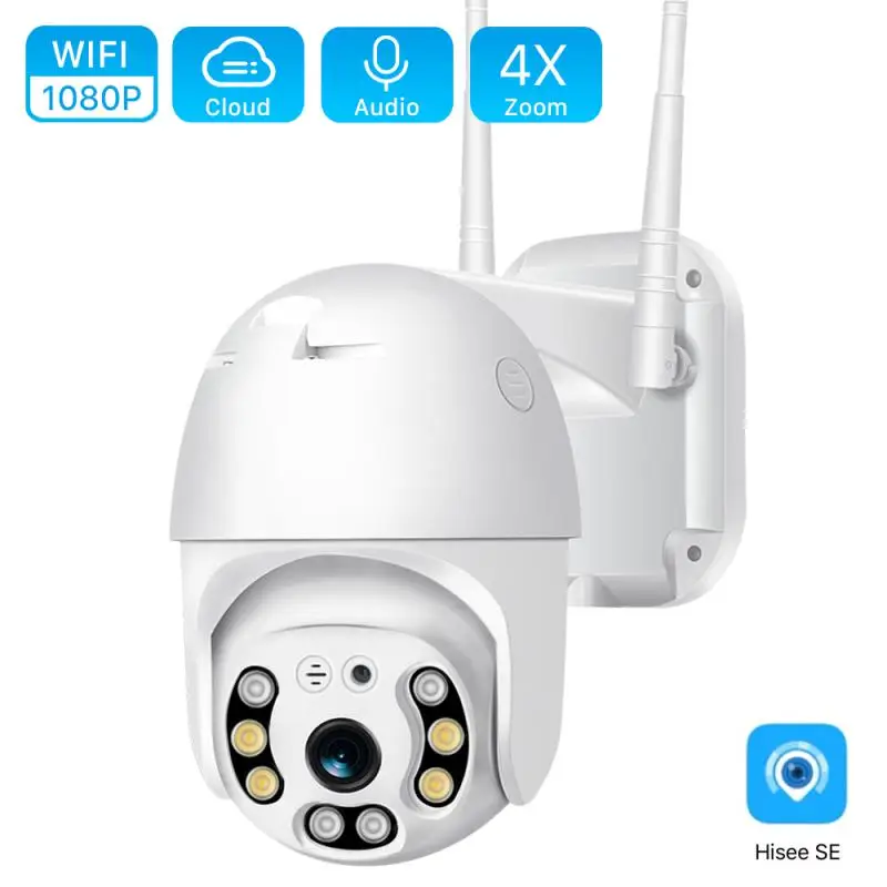 

New Cloud WIFI Camera Ai Human Detection Auto Tracking CCTV Video Surveillance Camera Outdoor 1080P Two-way Audio PTZ IP Camera