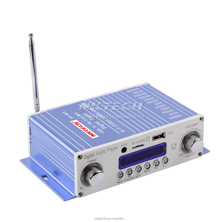 NKTECH HY-603 Автомобильный цифровой плеер аудио усилитель мощности Мини DIY 2CH 20 Вт RMS HiFi
