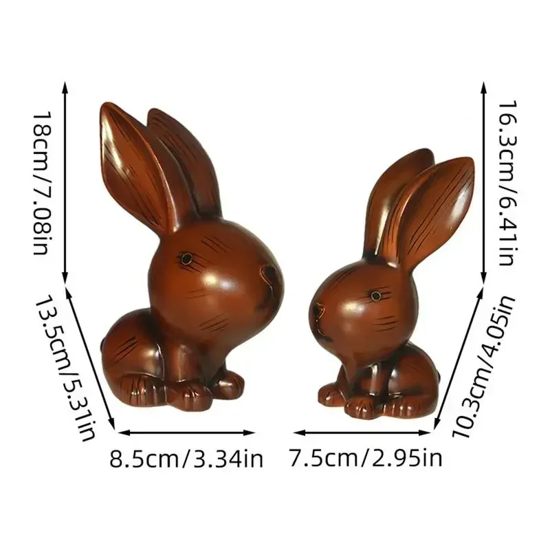 Кролик Искусственный 2 шт. красивая детализированная не выцветающая прочная