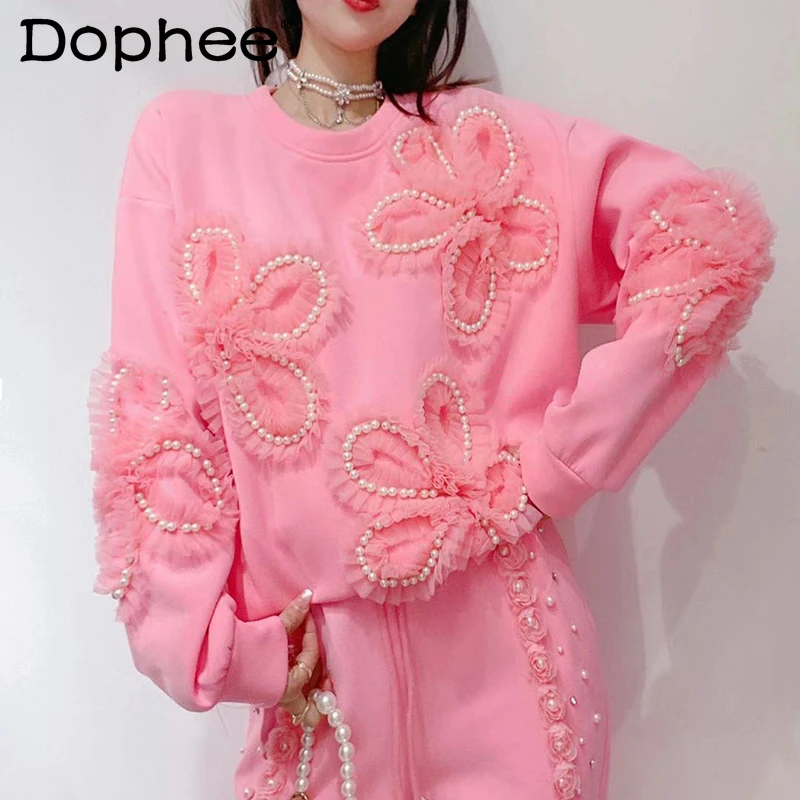 

Толстовка Женская зимняя с капюшоном и бусинами