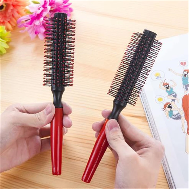 

1Pc High Quality Roller Hair Brush Round Comb Wavy Curly Styling Care Curling Salon Tool Hair Brush Hot Sale