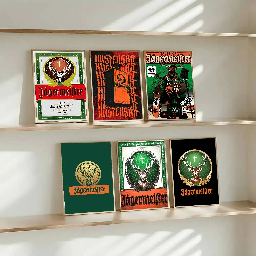 Фото J-Jagermeister аниме постер высокое качество печать водостойкая настенная художественная наклейка для бара гостиная Декор подарок №2
