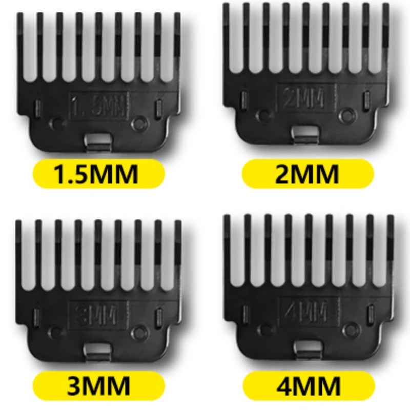 

1Set T9 Hair Clipper Guards Guide Combs Trimmer Cutting Guides Styling Tools Attachment Compatible 1.5mm 2mm 3mm 4mm 6mm 9mm