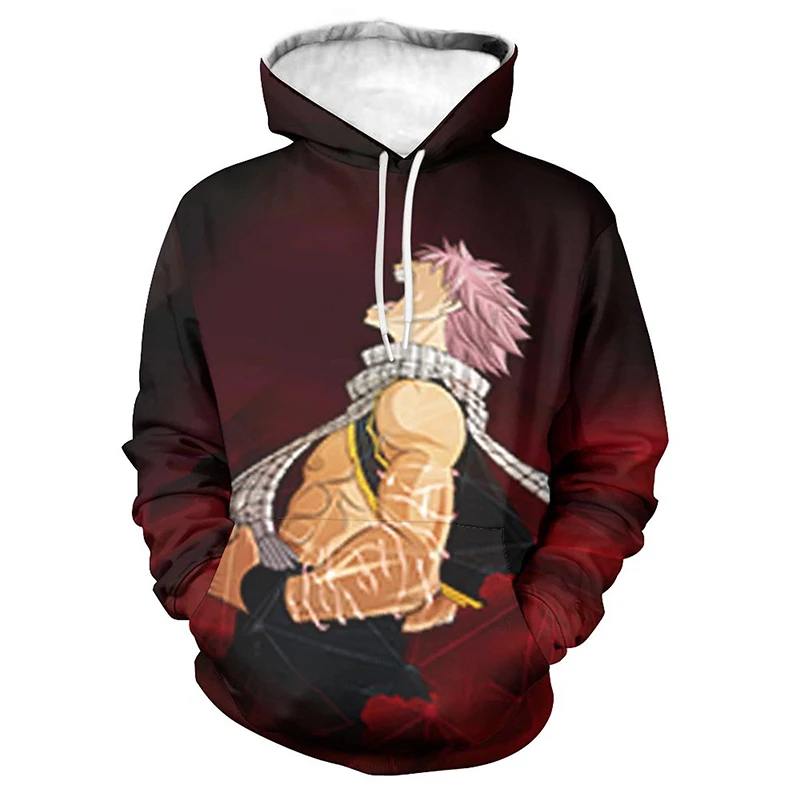 

Толстовка с капюшоном для мужчин и женщин, Модный пуловер с длинным рукавом и 3D-принтом аниме Феи хвоста, крутой Повседневный Топ для мальчиков и девочек, весна-осень