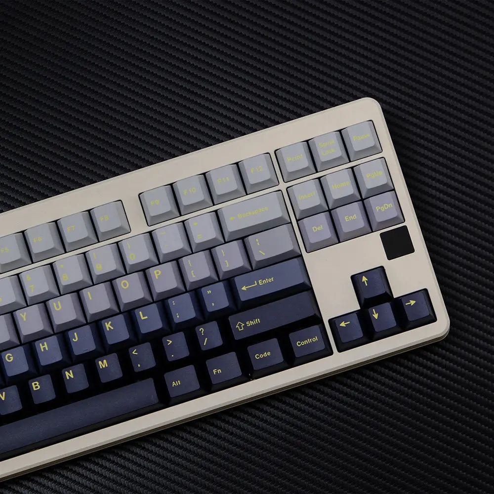 Фото Оригинальные сублимационные кейкапы Mountain PBT для игровых механических клавиатур 68/87/108/75 №4