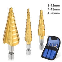 Ступенчатое сверло с титановым покрытием