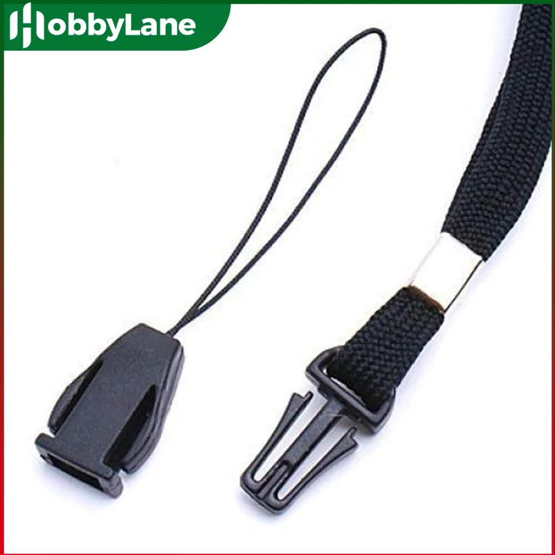 

16 Inch Black Neck Strap/Cord Lanyard for Mp3 MP4 Cell Phone Camera USB Flash Drive ID Card Phone Safety Tether Keychain Rope