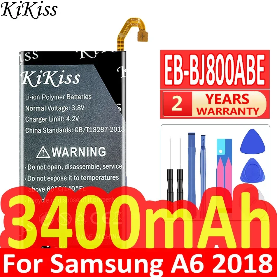 Аккумулятор KiKiss для Samsung GALAXY A7 A6 J7 (Plus Pro 2015 2017 2018) J6 + A6Plus J7Pro SM-A720 A720F SM-J730F A710 A700 A605G