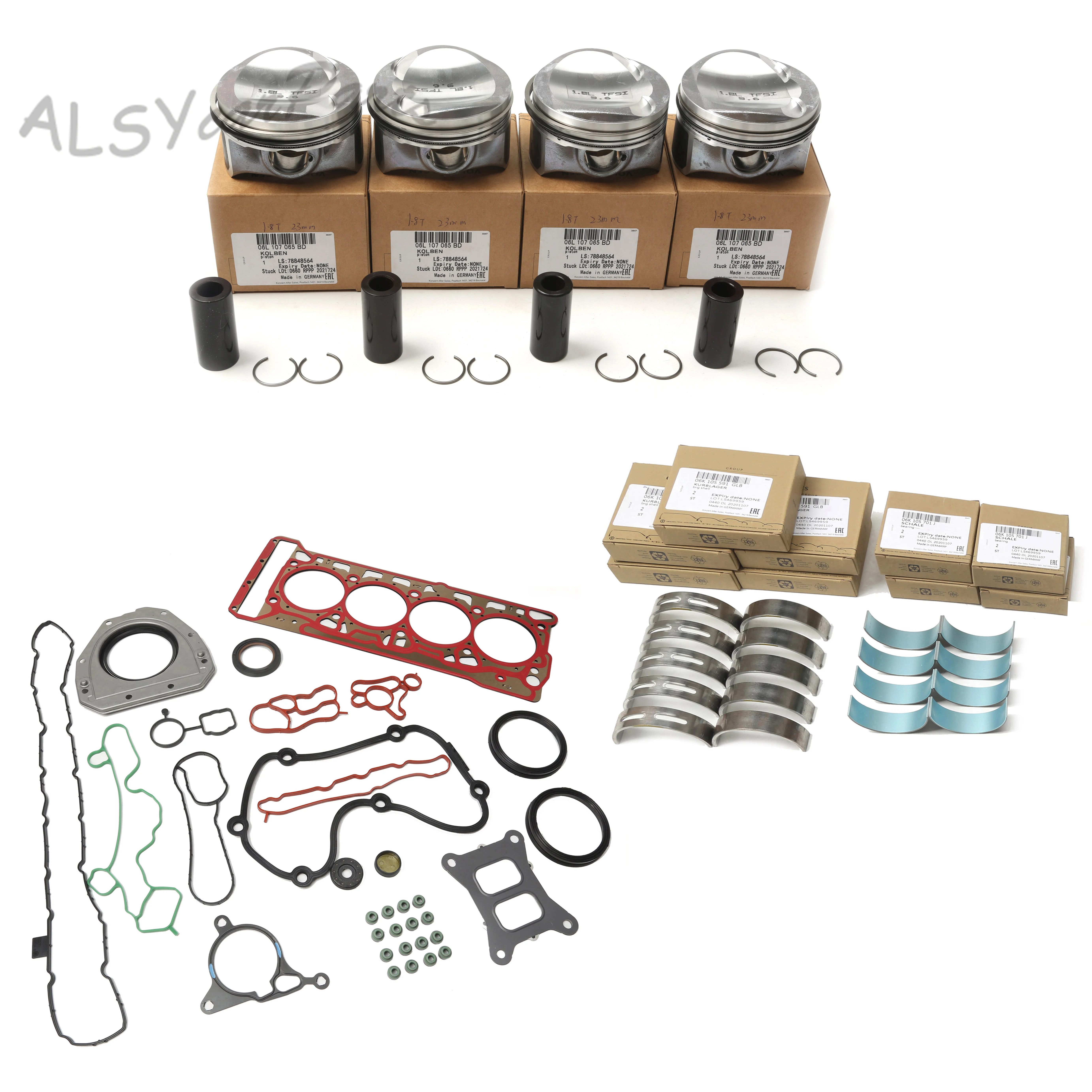 

MK3 1.8T Pin 23MM Engine Repair Kit 06K103383K For AUDI A3 Sportback TT Seat LEON Skoda VW CC B7 GOLF VI 06K105701J