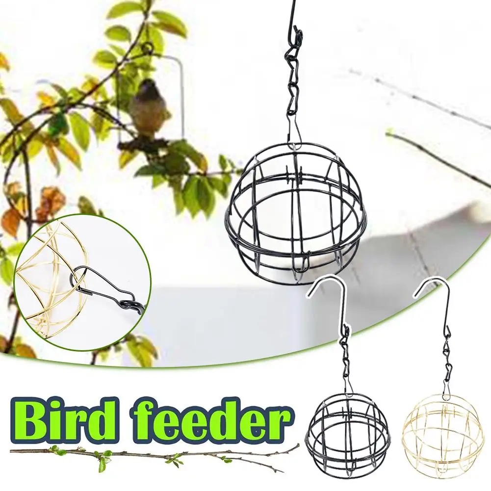 

Bird Feeder Metal Food Dispenser Outdoor Fat Globule Supplies Bird & Pet Tool Feeding Multiple Holes Feeder Automatic Pet B R2T0