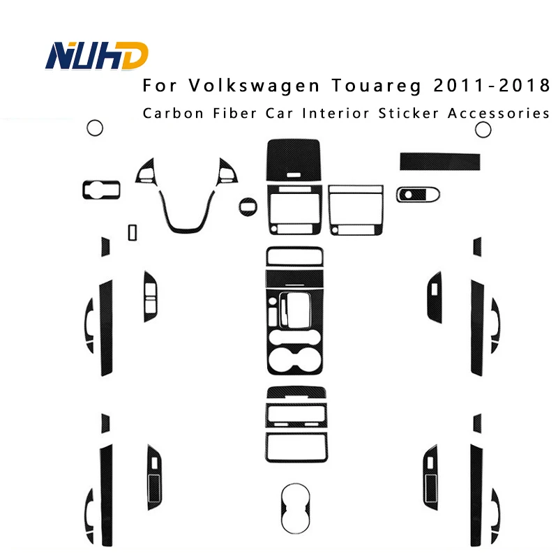

Автомобильная декоративная наклейка из углеродного волокна для Volkswagen VW Touareg 2011 2012 2013 2014 2015-2016, Автомобильный интерьер