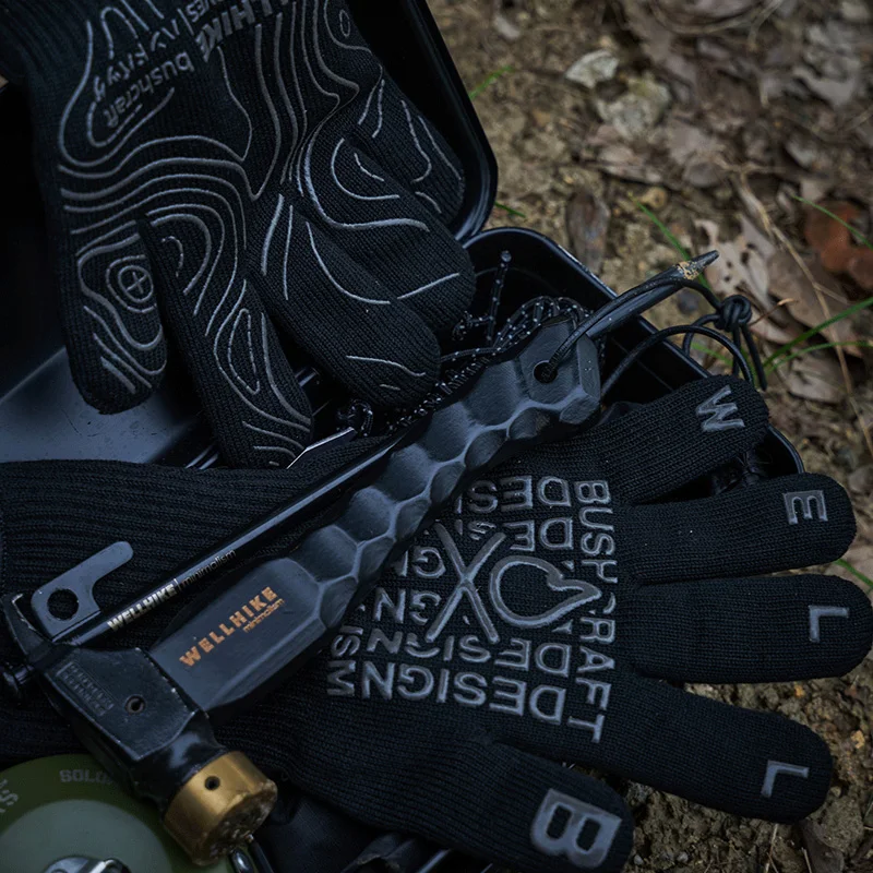 WELLHIKE огнестойкие перчатки с защитой от ожогов нескользящие термостойкие для