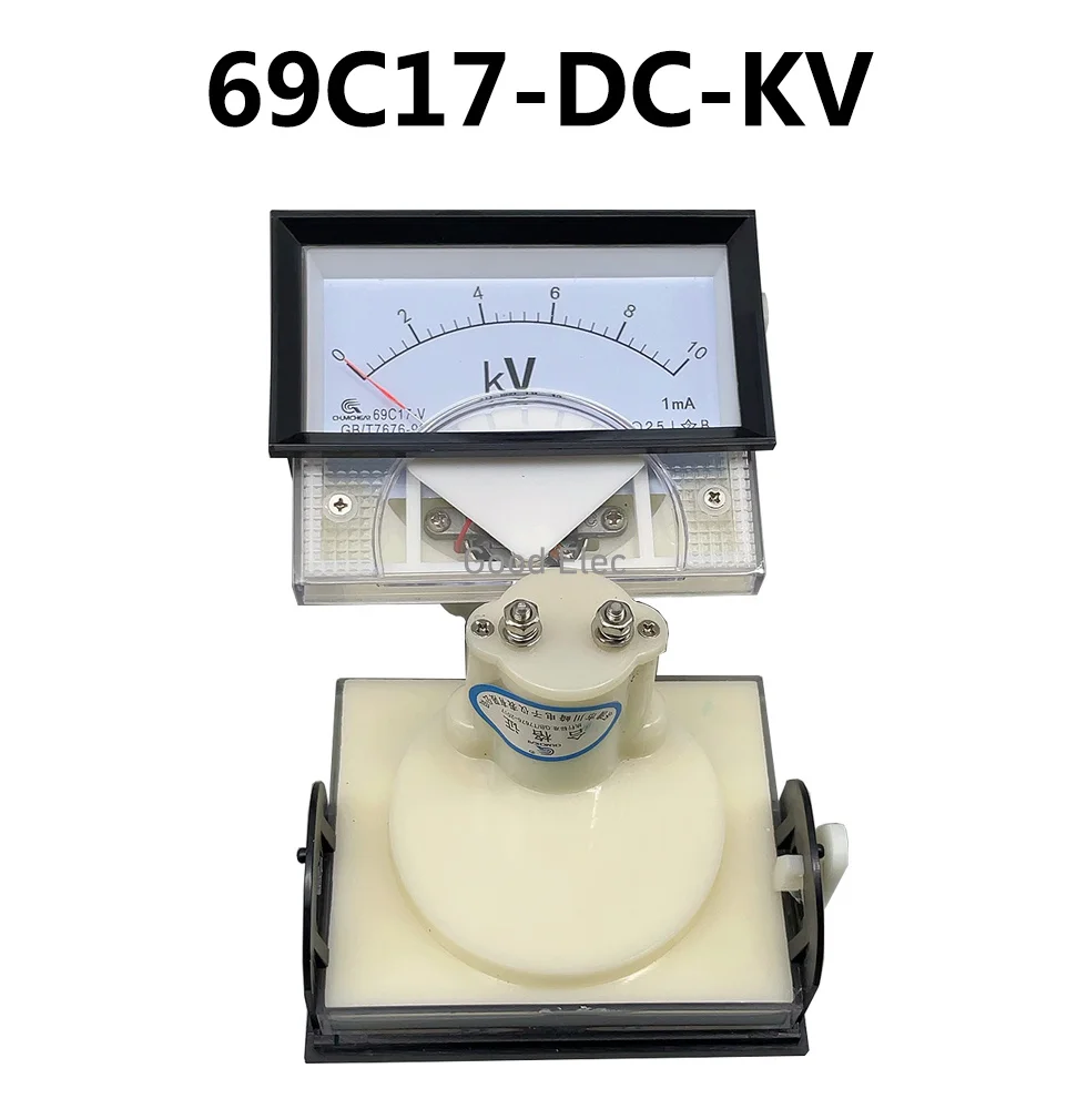 Voltímetro DC 69C17 100KV 100UA 200UA 300UA 500UAClass 2 5 85*46mm KW