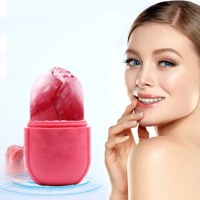 

Ice Face Roller Silicone Ice Stick Face Ice Mould Reusable Facial Ice Capsule Tool Multifunctional for Face Skin Care