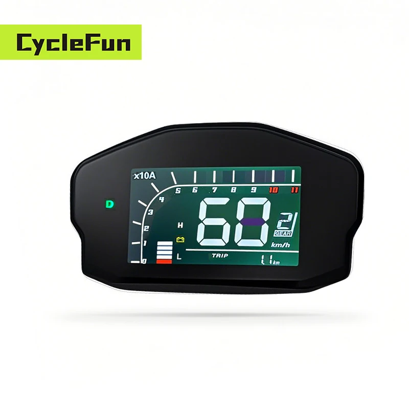 

Программируемое напряжение KMH/MPH ONE-LIN YXT Электрический скутер Мопед DKD Дисплей Спидометр для контроллера Votol Fardriver