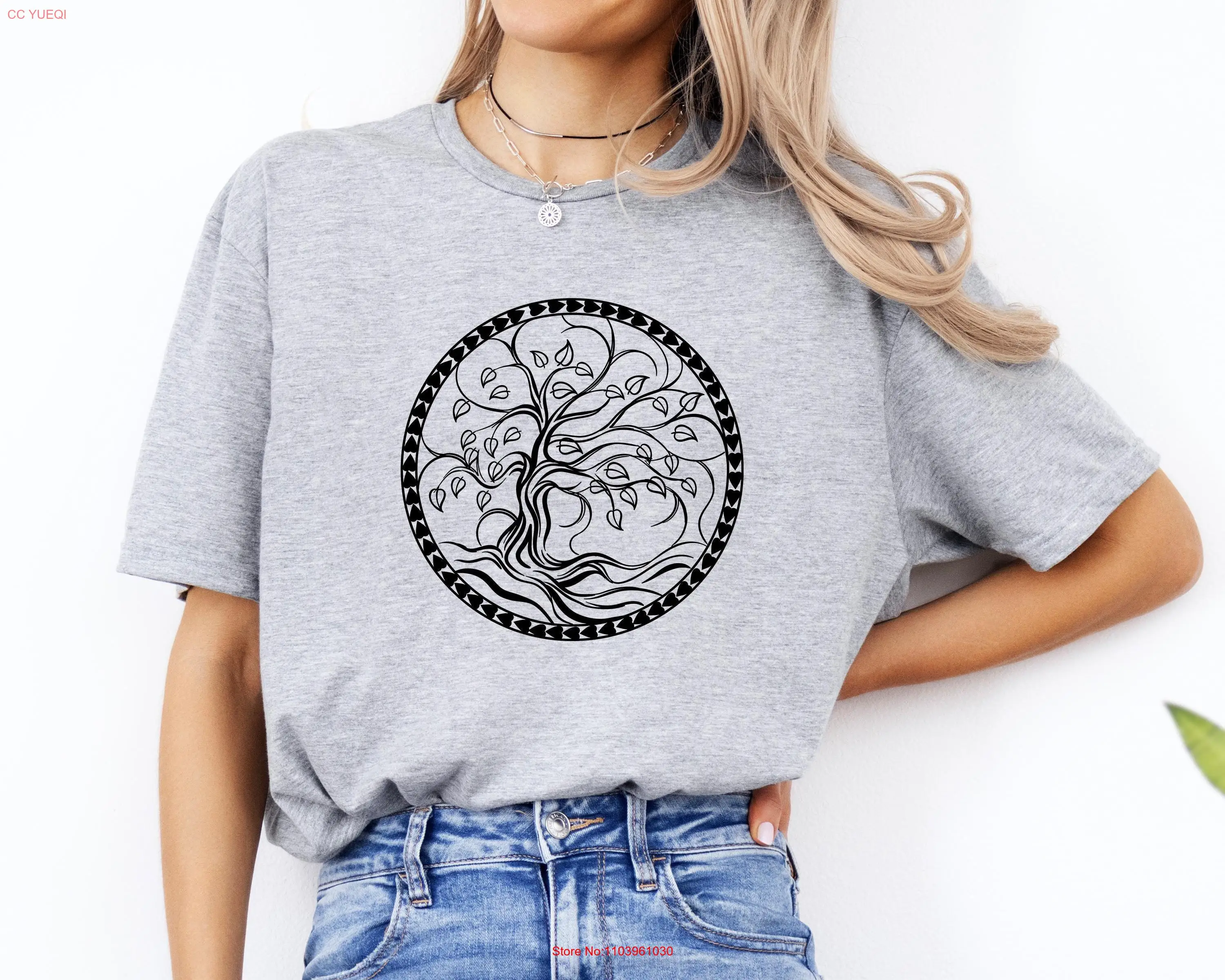 Футболка Древо жизни Gnarled Nature Lover ForesT Plant RooT Adventure с длинными или короткими