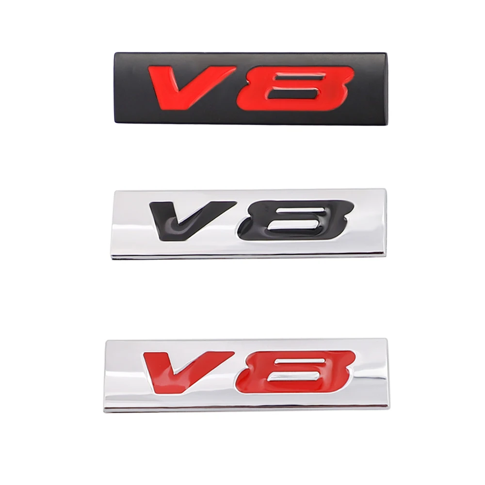 

2 шт. V8 значки, наклейки на заднюю часть автомобиля, аксессуары, автомобильные инструменты для 2019 Honda Accord Bmw F10 Bmw F30, аксессуары для Mercedes Benz