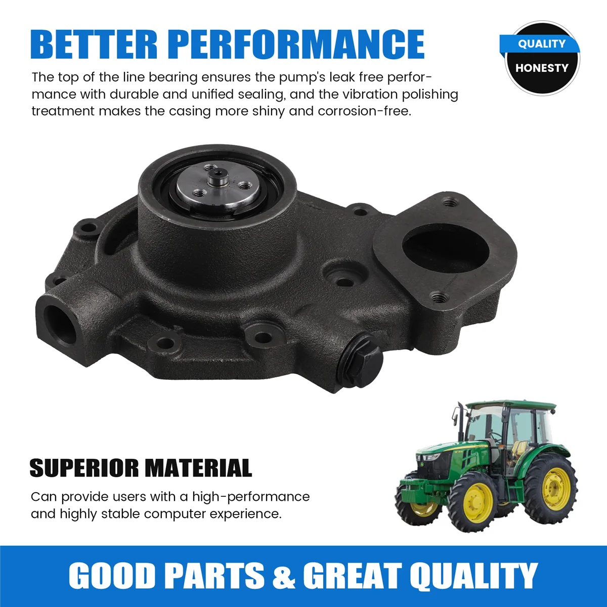 Наборы водяных насосов для John Deere 4045 6068 RE500734 RE505980 RE546906 SE501609 RE70962