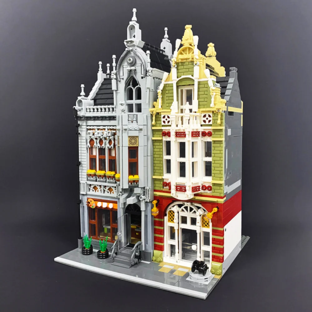 

Creative Expert Street View Weapon Museum 89125 3535Pcs Moc Bricks Modular House Building Blocks Model Toys Gift Garden Center