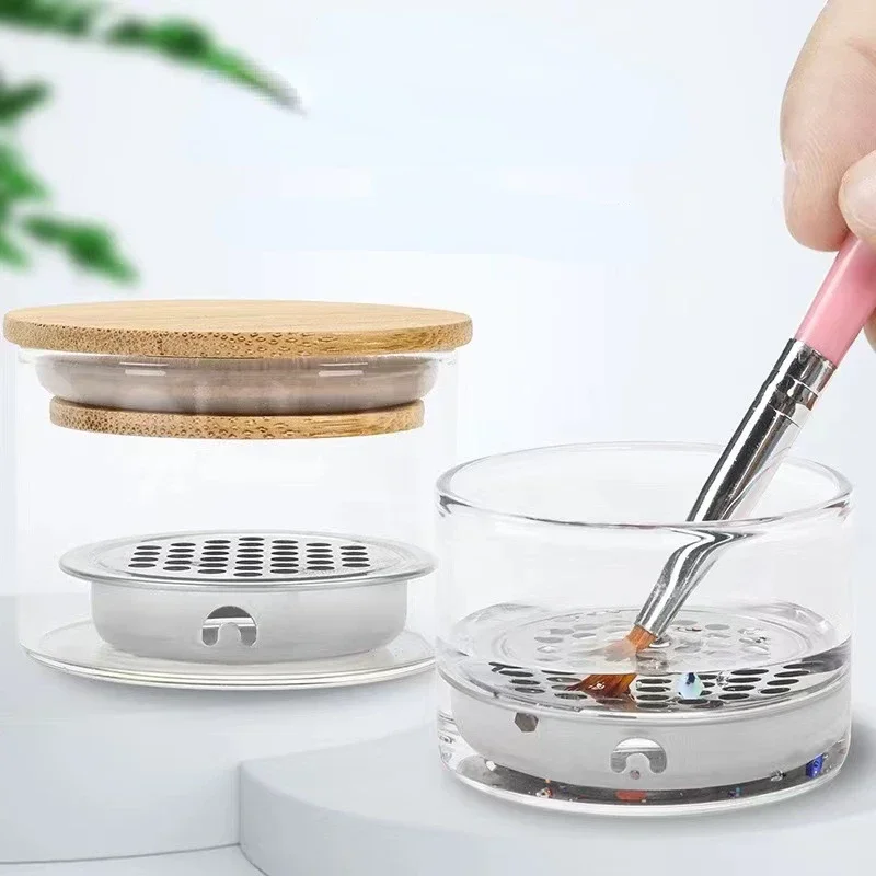 Хрустальная Чашка Для Купания Ногтей С Сетчатым Фильтром Из Нержавеющей Стали И