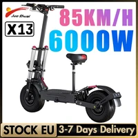 6000w electric scooter 60v 85kmh max speed folding e scooter with seat 100km max mileage 13 big wheel electric scooters adults
