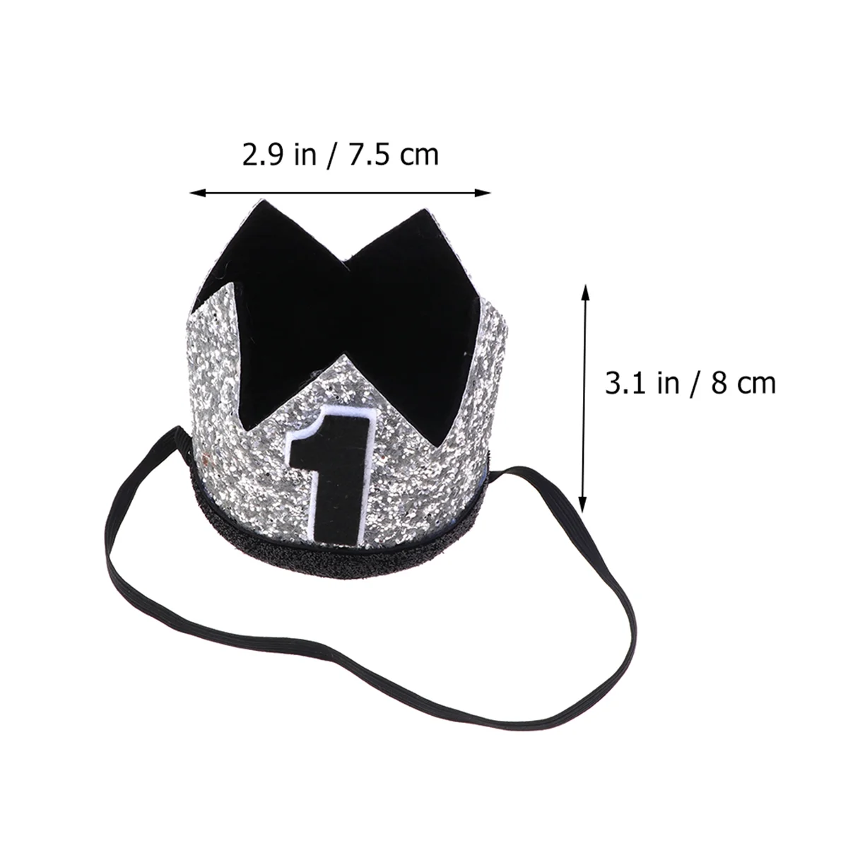 Корона на первый день рождения детская корона для дня синий головной убор с