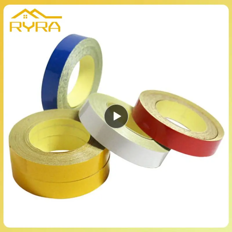 

Body Reflective Sticker 2cm*5m Universal Car Sticker Durable Auto Safety Warning Sticker Car-styling Car Reflective Tape