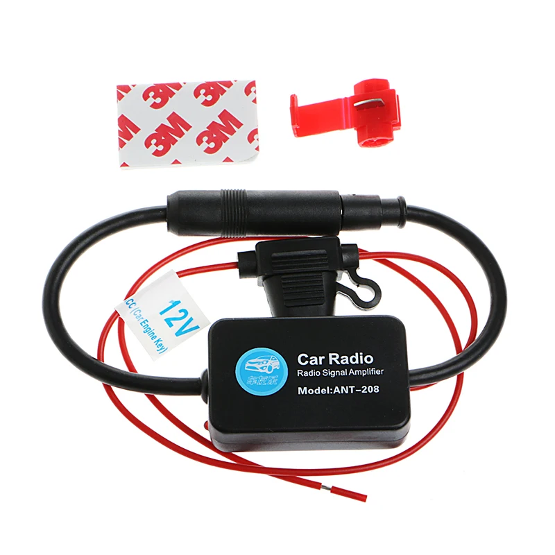 

2022 New New 12V 25dB Car FM Radio Antenna Amplifier Booster with Indicator Model ANT-208