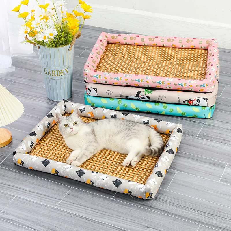 

Pet Mat Summer Cool Dog Accessories Cat Nest Dog Kennel Pet Supplies Beds And Furniture Dogs Bed Mat For In The Car
